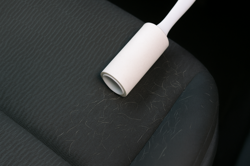 how to get pet hair out of car