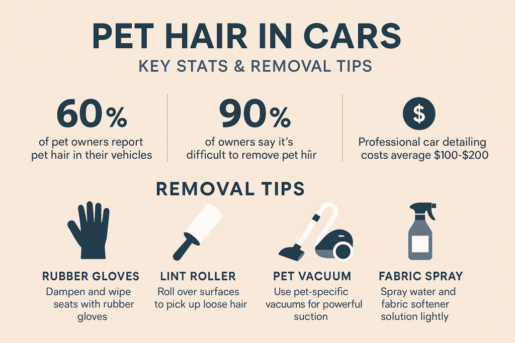 how to get pet hair out of car