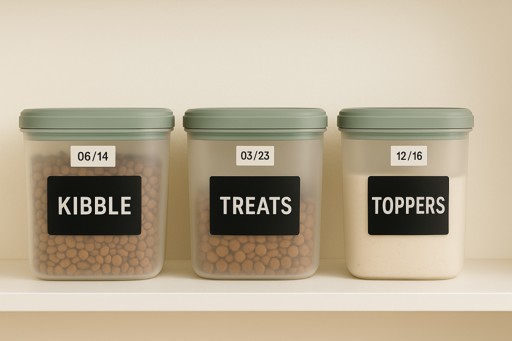 Dog Food Storage
