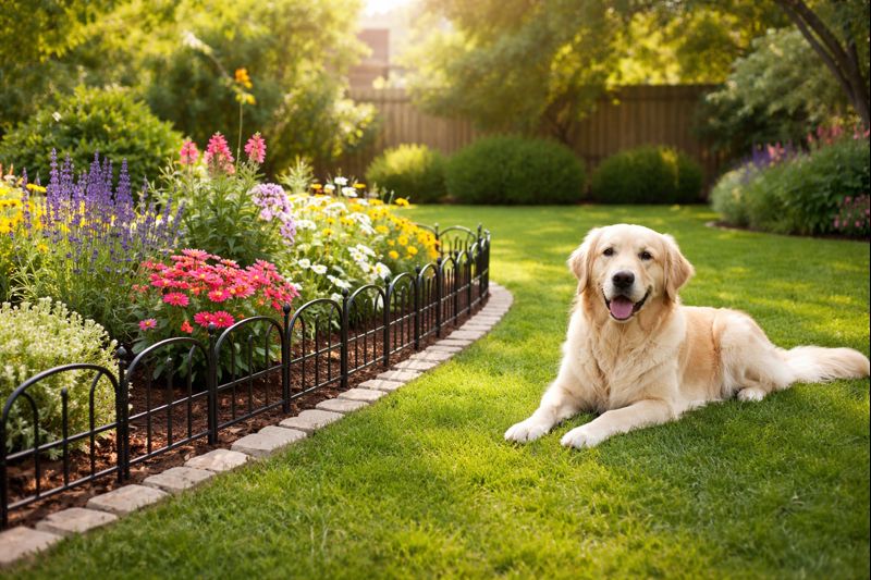 Keep Dogs Out Of Flower Beds