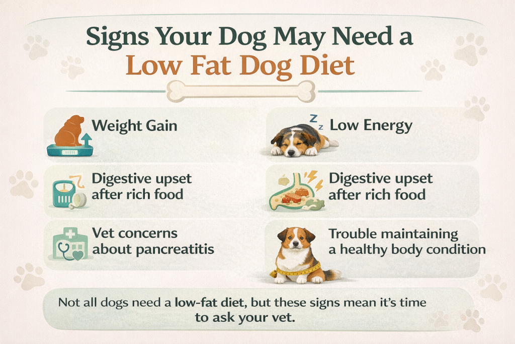 low fat dog diet