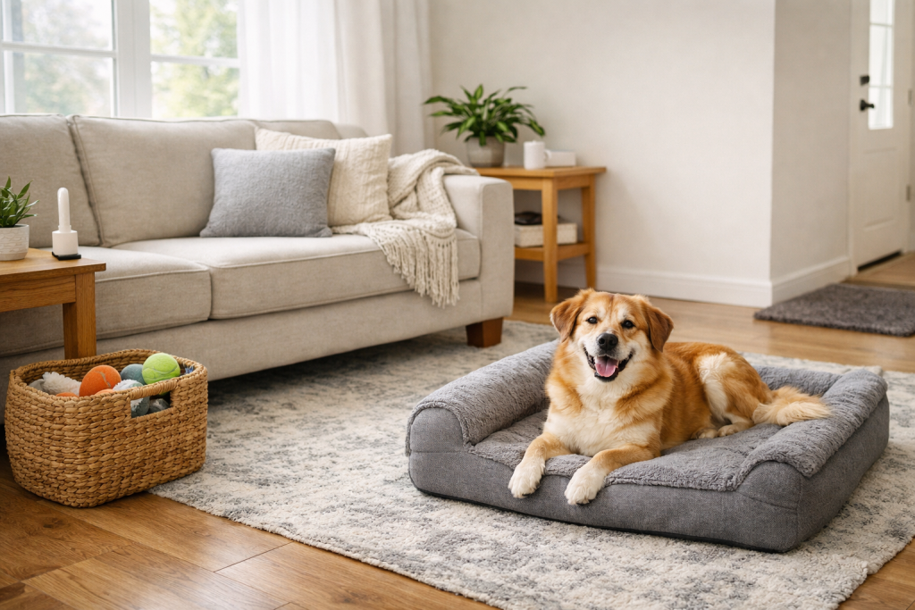 Dog-Friendly Living Room