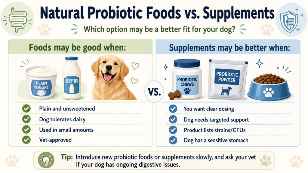 natural probiotics for dogs
