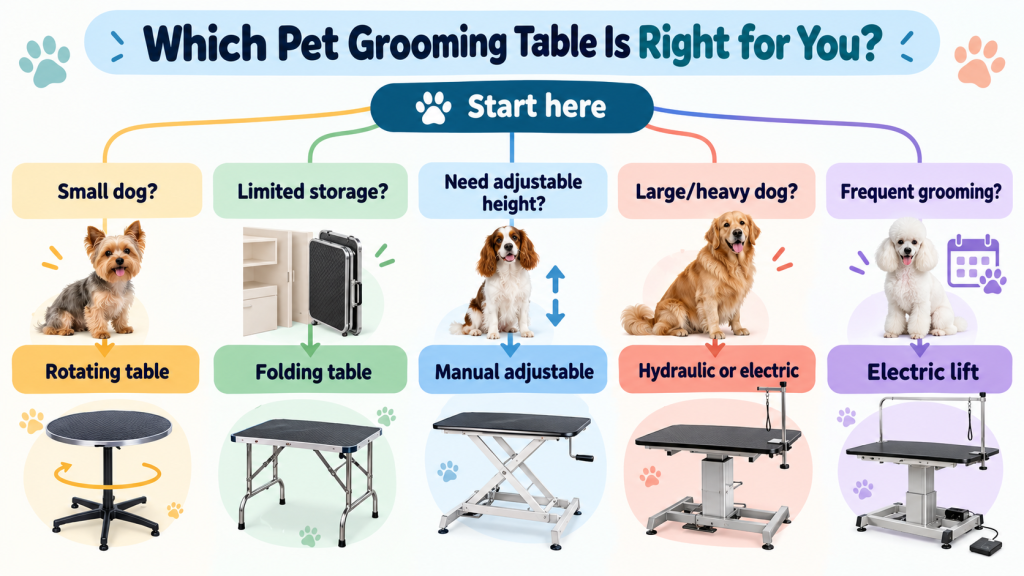 pet grooming table